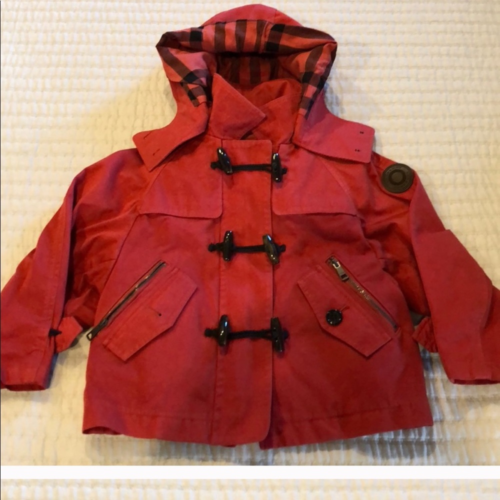Boys Burberry coat in size 6